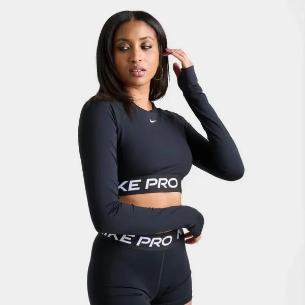 Women's Cropped Long-Sleeve T-Shirt