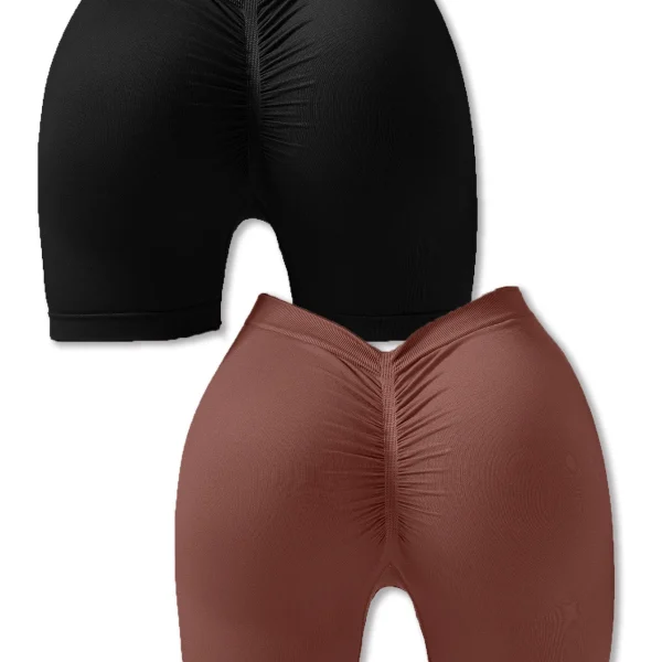2 Pack Women's Booty Lifting Shorts